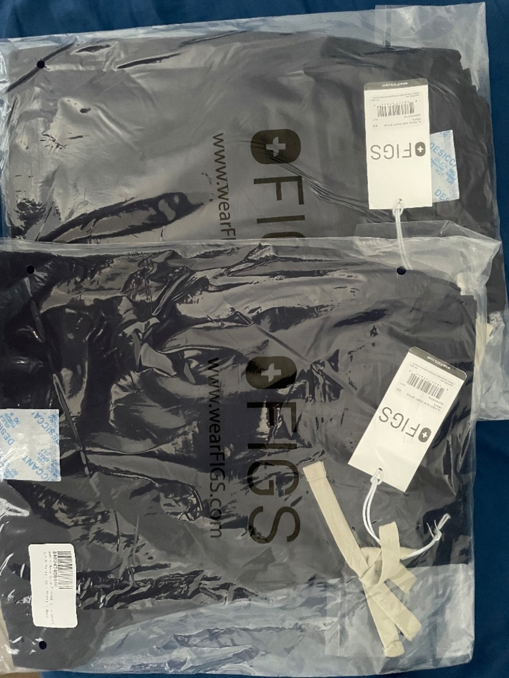 Figs slim fit navy Leon Tansen jogger set XS